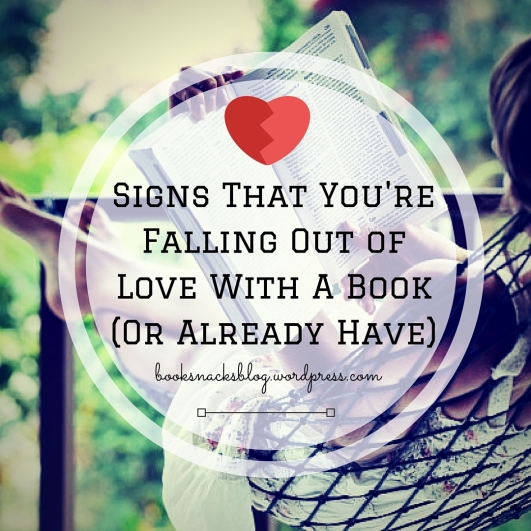 Signs That You're Falling Out of Love With a Book